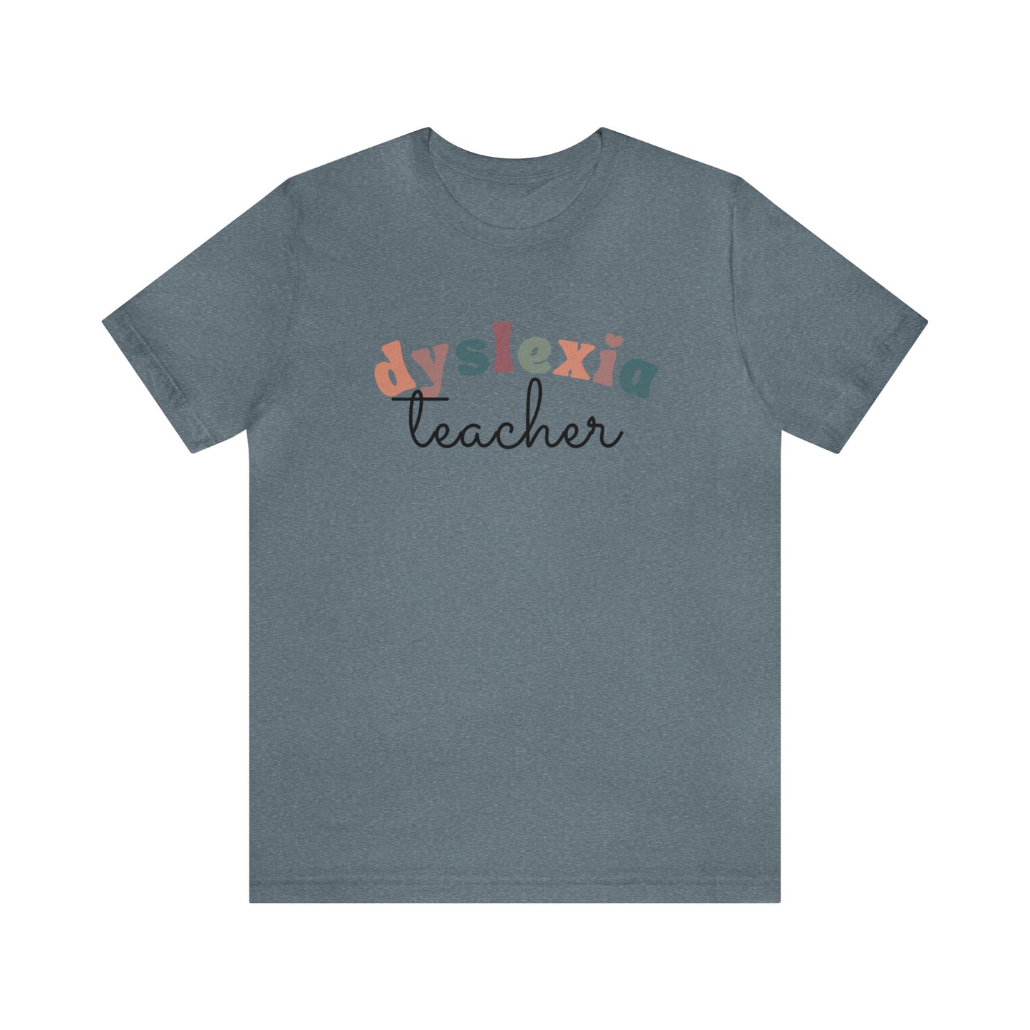 Retro Dyslexia Teacher Tee