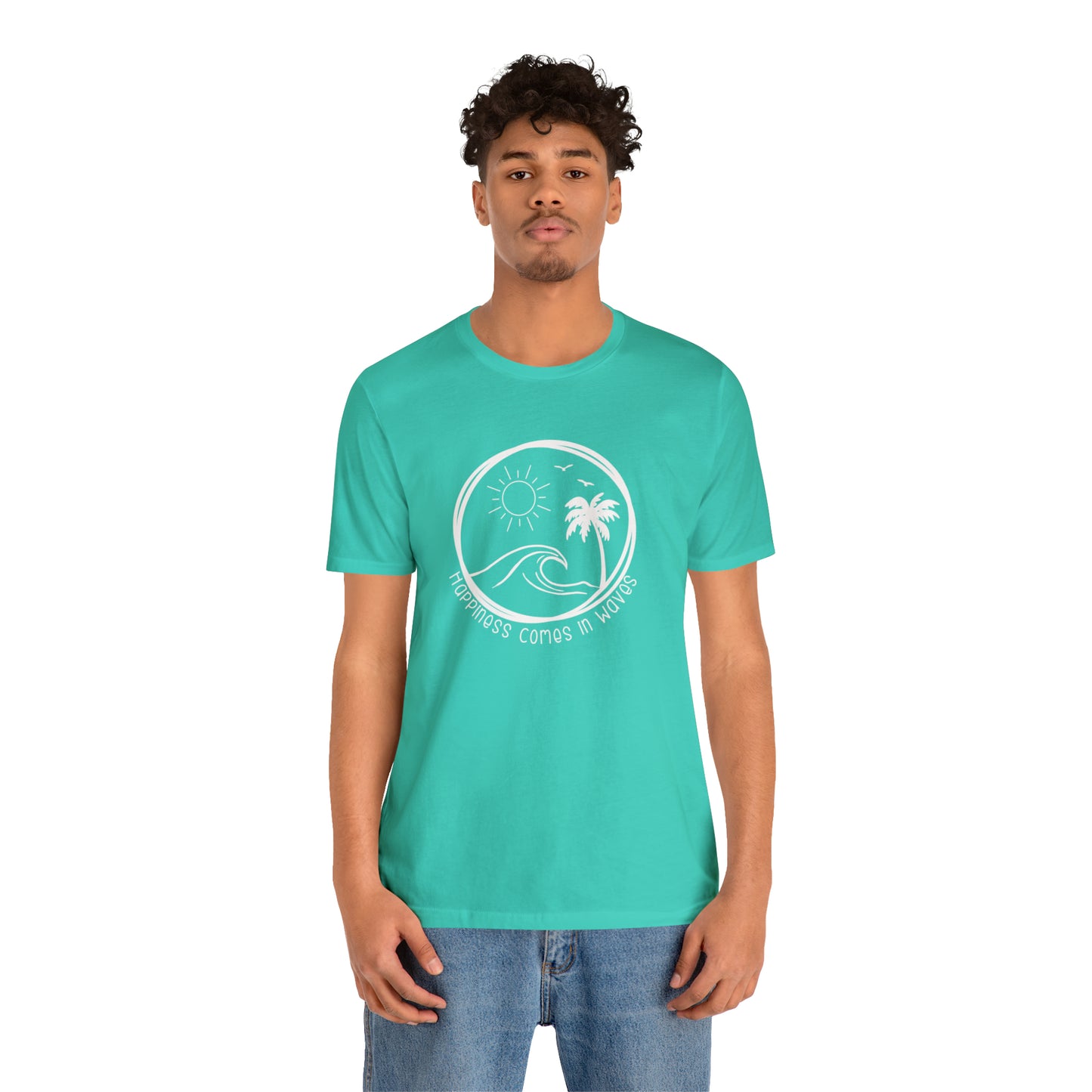 Happiness Comes in Waves Tee