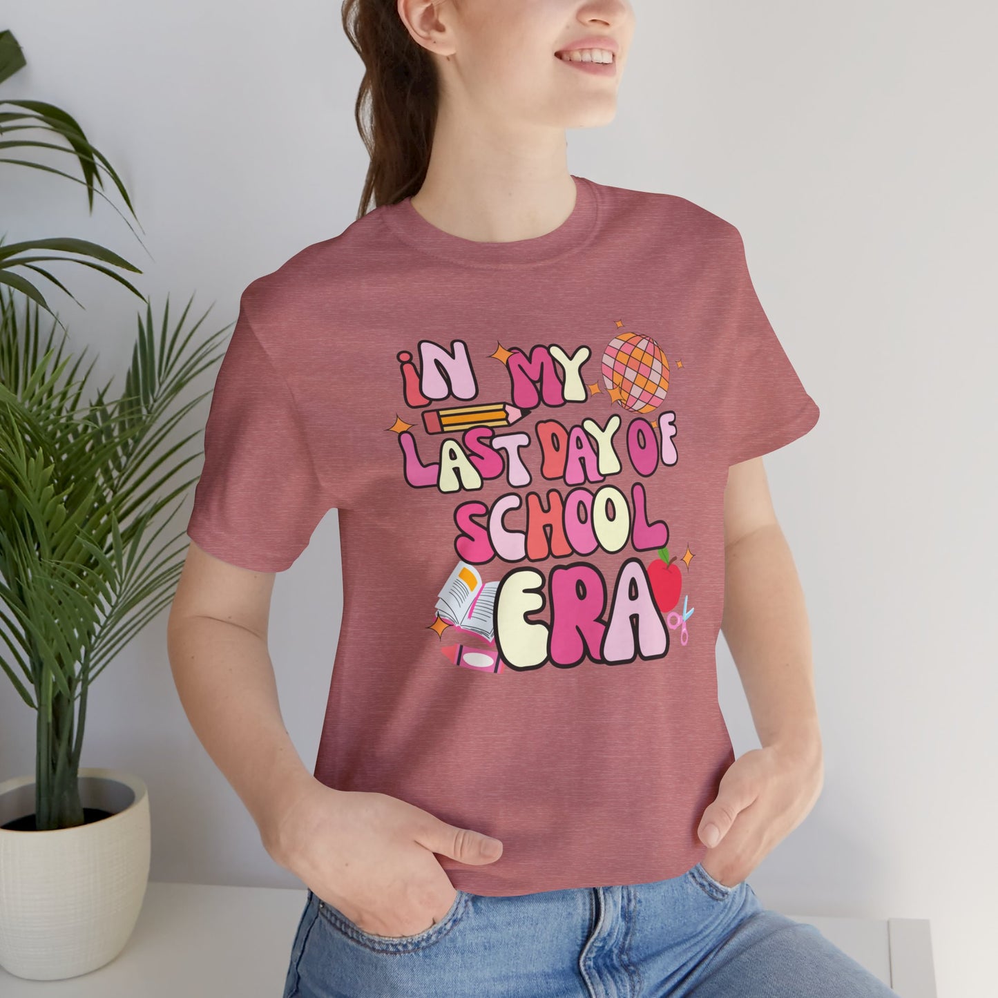 Groovy & Pink Last Day of School Tee