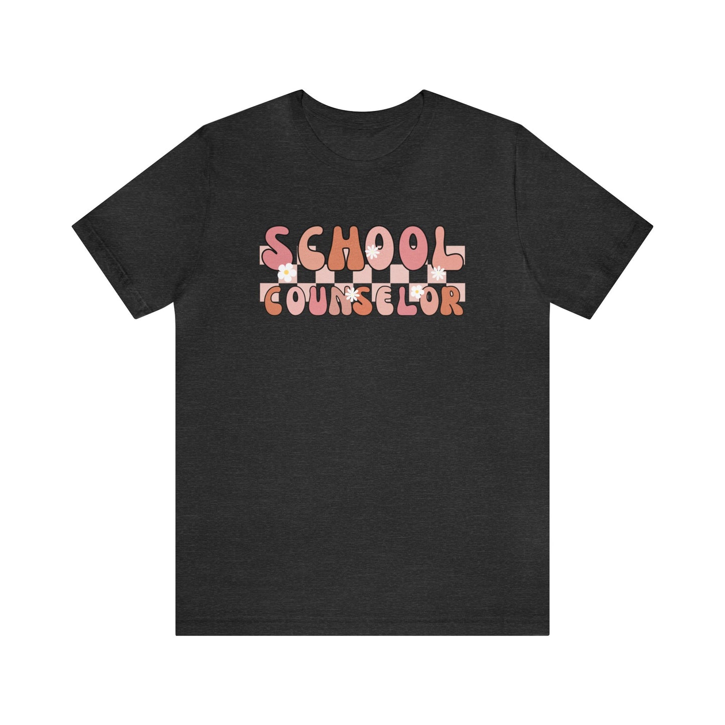 Groovy School Counselor Short Sleeve Tee