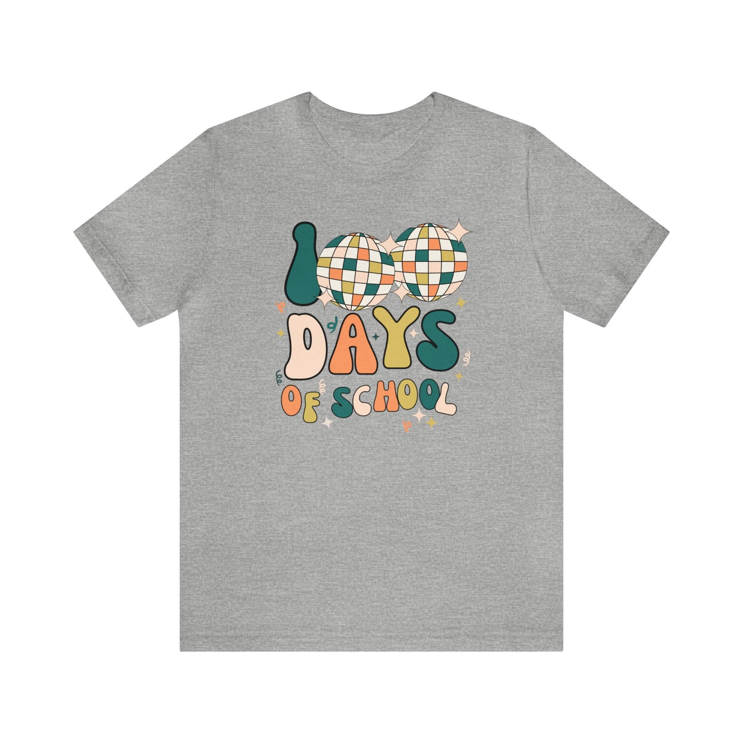 Disco 100 Days of School Short Sleeve Tee