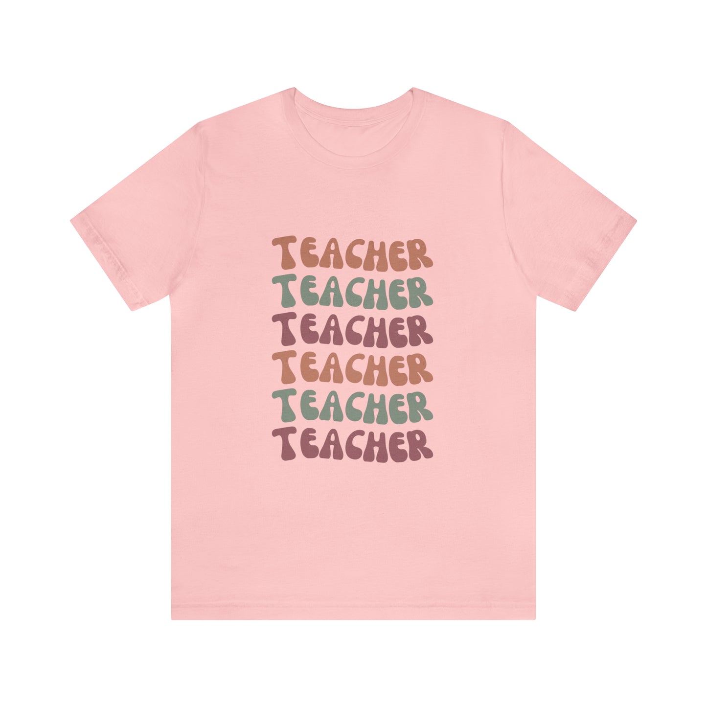 Colorful Retro Teacher Shirt