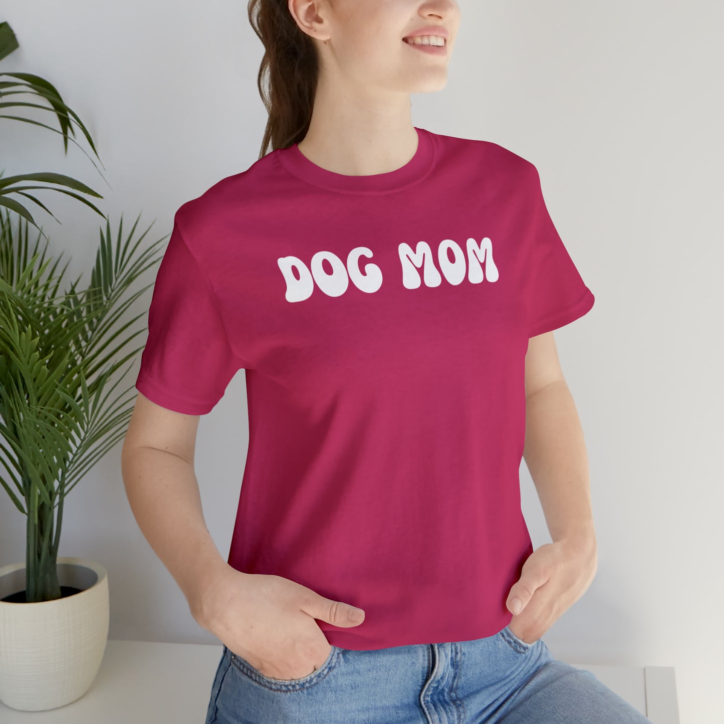 Retro Dog Mom Tee